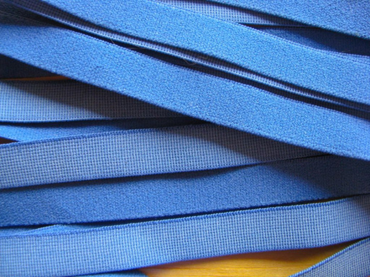 5m Velour-Träger-Gummi in indigo-blau Fb1301 - 12mm