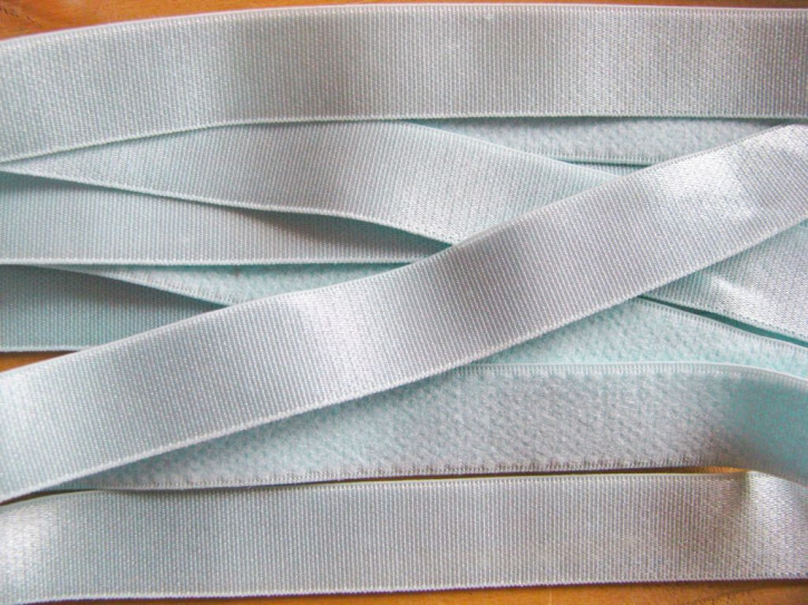 5m Satin-Träger-Gummi in einem Hauch von mint Fb0407 - 14mm