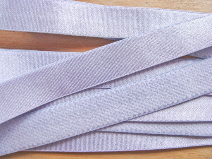 5m Satin-Träger-Gummi in einem Hauch von perl-lila Fb0572 - 15mm 