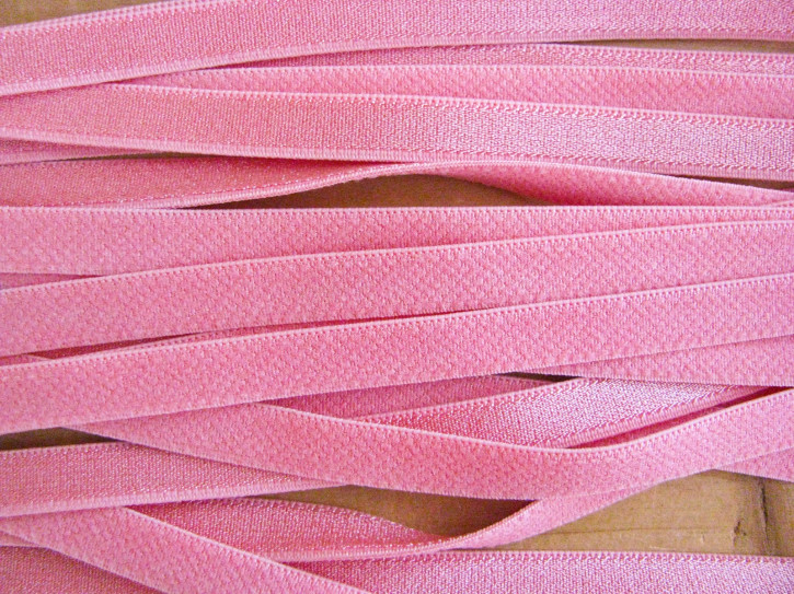 5m Satin-Träger-Gummi in bonbon-rosa Fb0067 - 8mm 