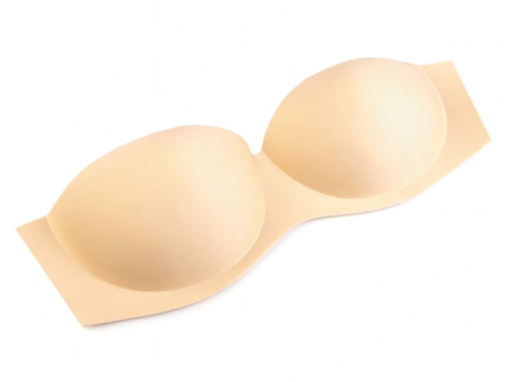 1 Stk. Doppel-Cup/-Schale "Push-up" in hautfarbe/beige Fb0097 - 80B