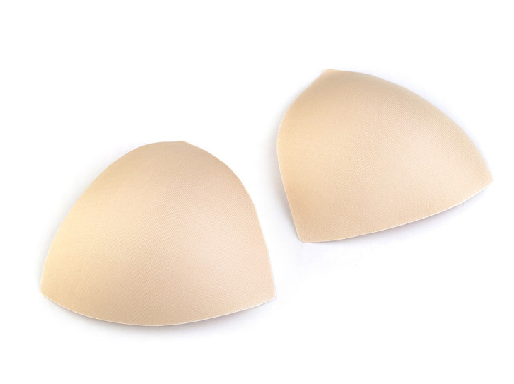 1 Paar BH-Körbchen/Schalen in hautfarbe/beige Fb0097 - Gr.XS