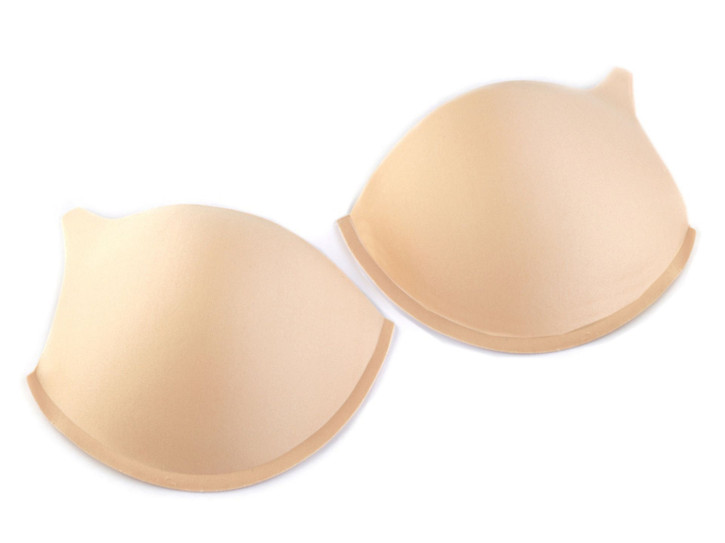 1 Paar BH-Körbchen/Schalen in hautfarbe/beige Fb0097 - Gr.40