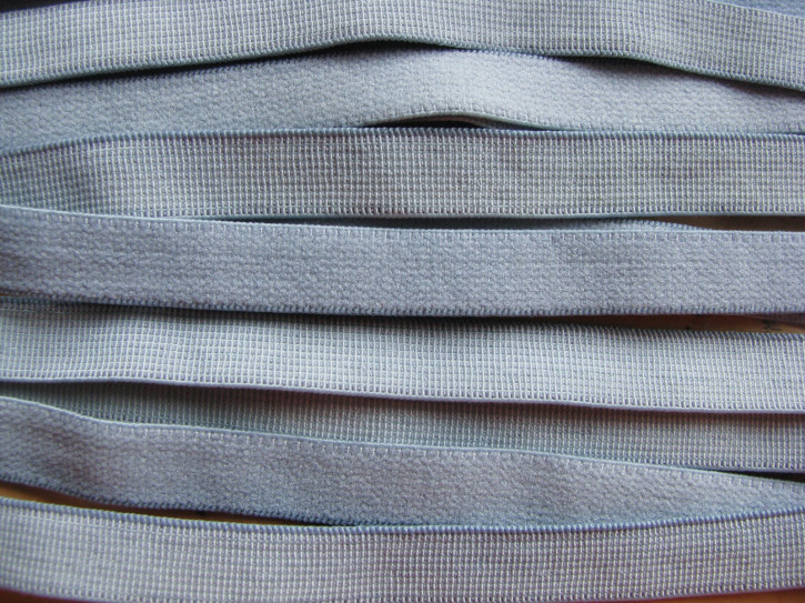 5m Velour-Gummi in blau-grau Fb1462 - 10mm