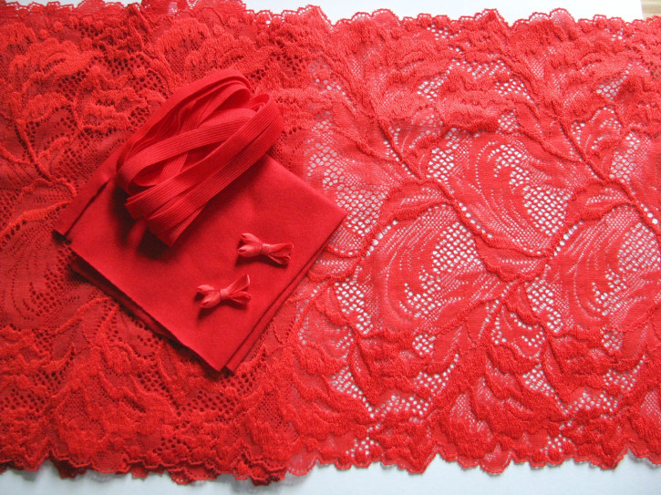 1 Pkt. Materialpaket "Hot Fire" Spitzenslip