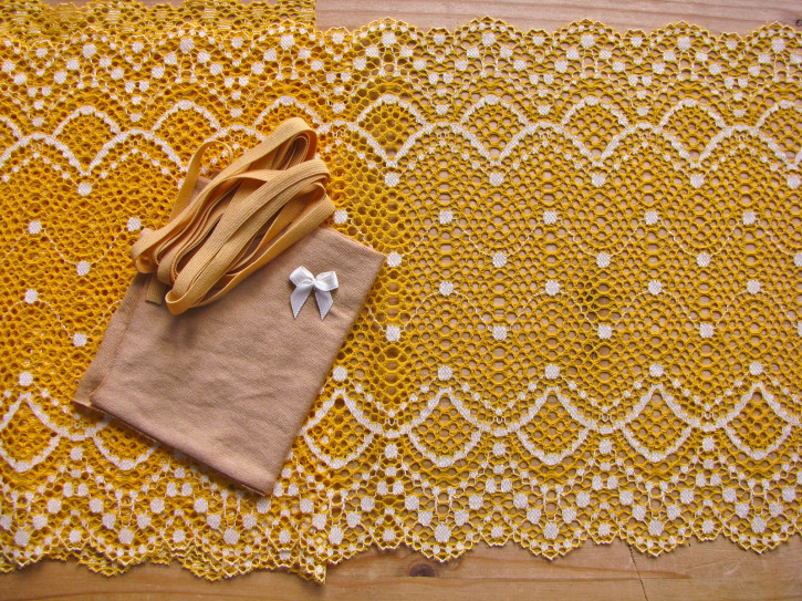 1 Pkt. Materialpaket "Sunny Summer" Spitzenslip