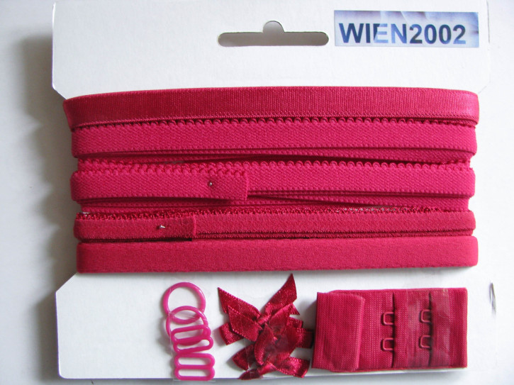 Kurzwarenpaket in chianti-rot Fb0106