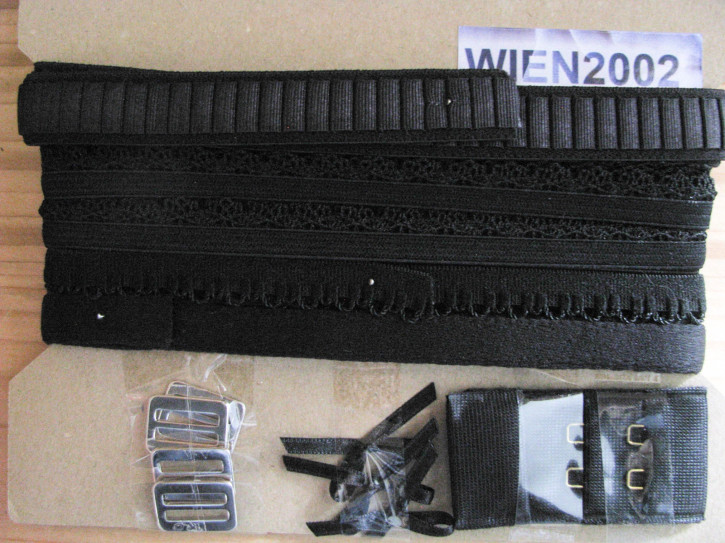 Kurzwarenpaket in schwarz Fb4000