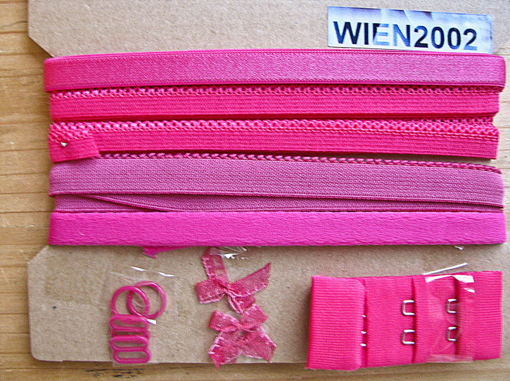 Kurzwarenpaket in lip-stick/grelles Pink Fb1420