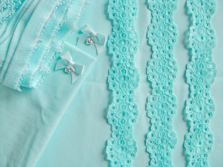 1 Pkt. Materialpaket "Peppermint" - Slipset
