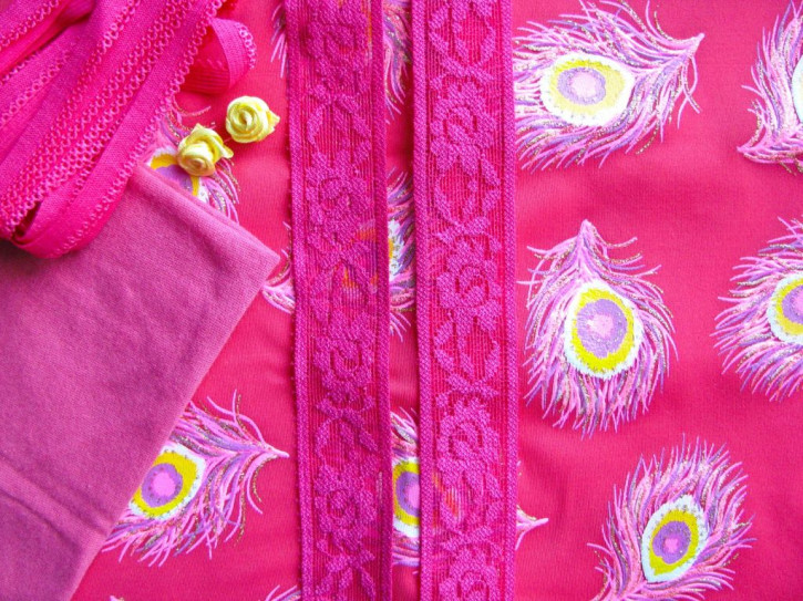 1 Pkt. Materialpaket "Peacock Feather" - Slipset