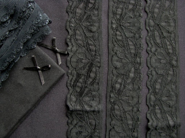 1 Pkt. Materialpaket "Black Lady" - Slipset