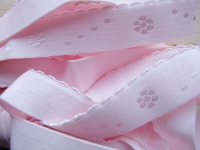 6m Unterbrustgummi baby-rosa Fb1056 - 19mm inkl. Bogenkante