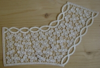1 Stk. Spitzenapplikation - zartes creme Fb1455